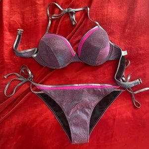 Glitter Chameleon bathing suit